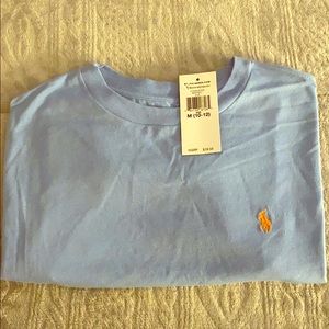 Polo kids shirt w/orange logo